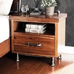 night tables with drawers mirrored legends furniture steampunk collection one drawer night stand with shelf night tables with drawers mirrored legends furniture steampunk collection one drawer night stand with shelf
